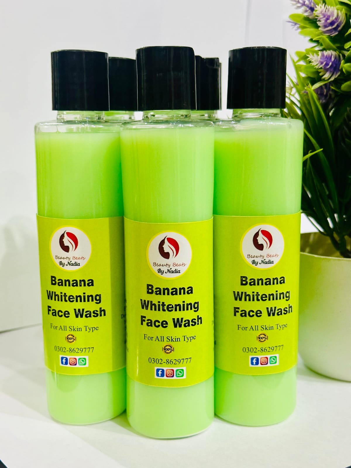 Banana face wash